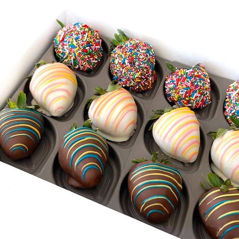 5th Avenue Case Birthday Belgian Chocolate Covered Strawberries