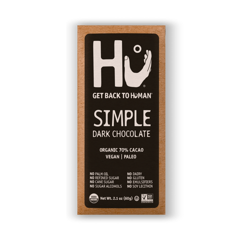 Lolli and Pops Better For You Hu Organic Simple Chocolate Bar