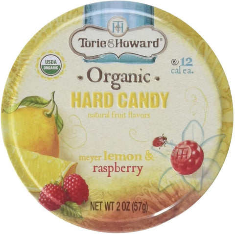 Lolli and Pops Better For You Torie & Howard Meyer Lemon & Raspberry Candy Tin