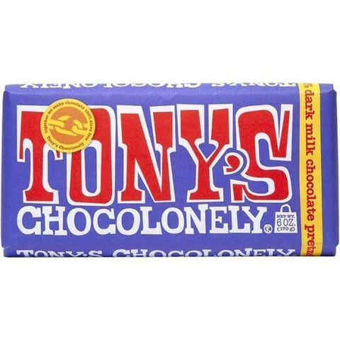 Lolli and Pops Classic Tony's Dark Milk Pretzel Toffee 42% Bar