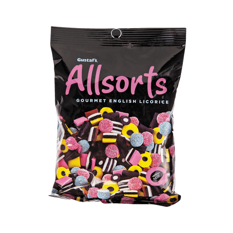 Lolli and Pops International Gustaf's Licorice Allsorts Bag