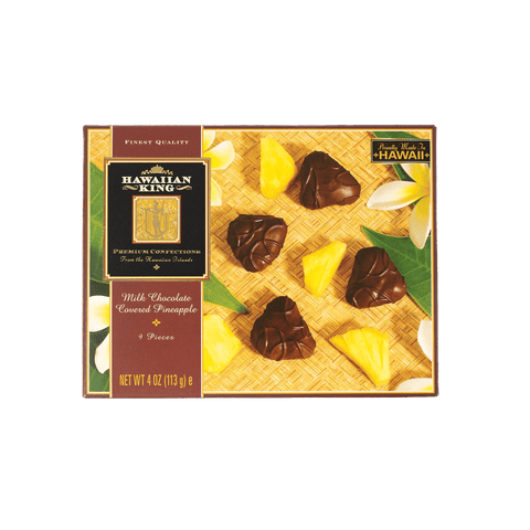 Lolli and Pops International Hawaiian King Milk Chocolate Pineapple Box