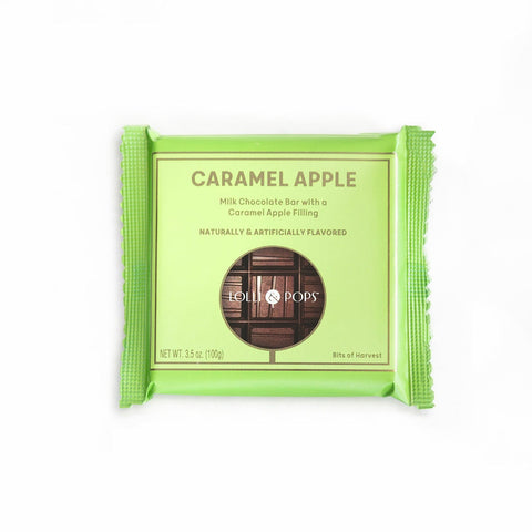 Lolli and Pops L&P Collection Caramel Apple Chocolate Bar