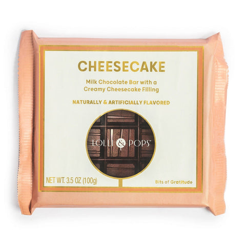 Lolli and Pops L&P Collection Cheesecake Chocolate Bar