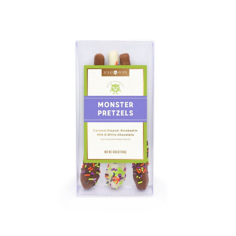 Lolli and Pops L&P Collection Chocolate Caramel Monster Pretzels