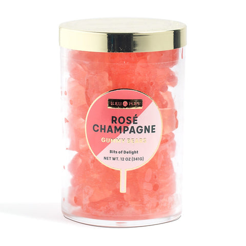 Lolli and Pops L&P Collection Medium Rosé Champagne Gummy Tube