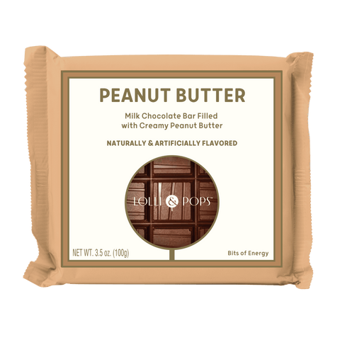 Lolli and Pops L&P Collection Peanut Butter Chocolate Bar