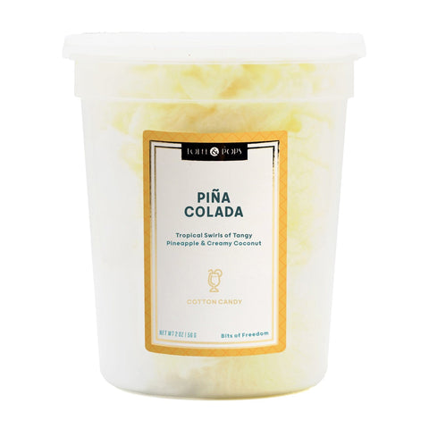 Lolli and Pops L&P Collection Piña Colada Cotton Candy