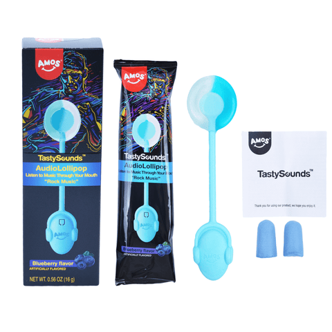 Lolli and Pops Novelty Audio Lollipop - Blueberry