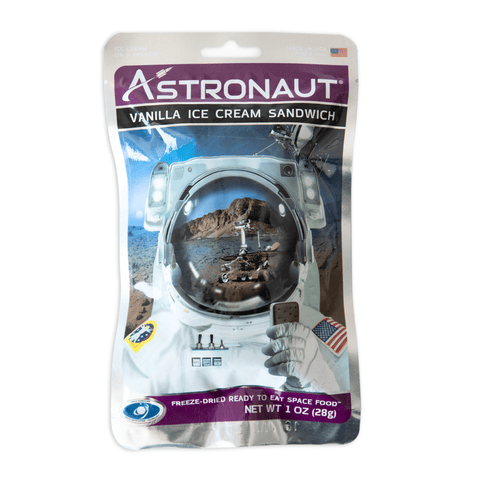 Lolli and Pops Novelty Freeze Dried Vanilla Astronaut Ice Cream Sandwich