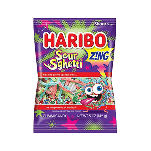 Lolli and Pops Novelty Haribo Sour Spaghetti