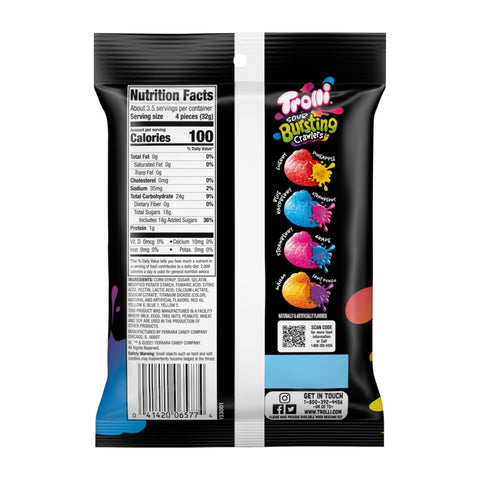 Lolli and Pops Novelty Trolli Sour Bursting Crawlers