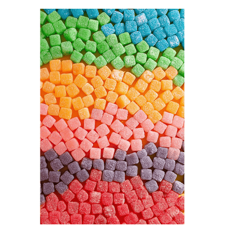 Lolli and Pops Novelty Warhead Sour Chewy Cubes