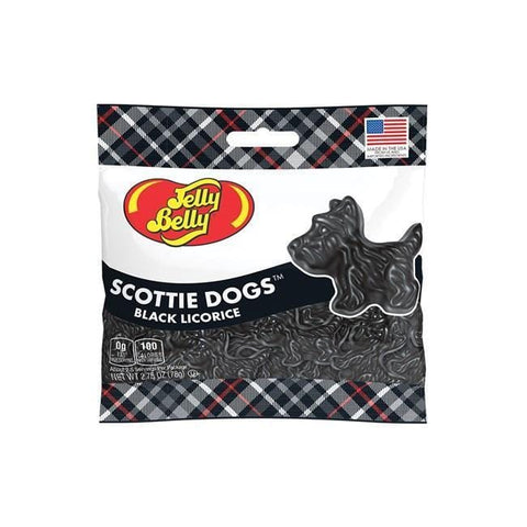 Lolli and Pops Retro Jelly Belly Scottie Black Licorice Dogs