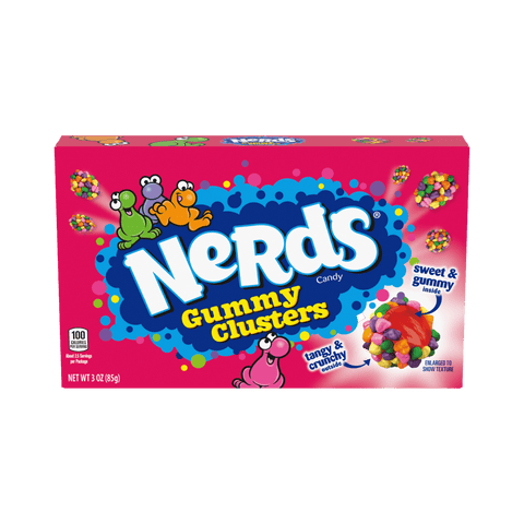 Lolli and Pops Retro Nerds Gummy Cluster Theater Box