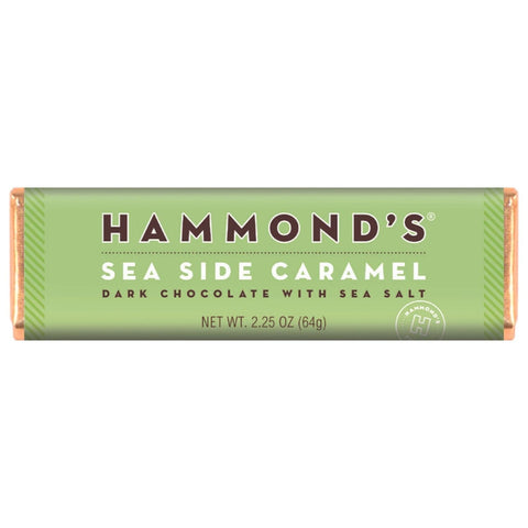 Lolli & Pops Gourmet Natural Sea Side Caramel Milk Chocolate Bar