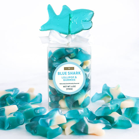 Lolli & Pops L&P Collection Shark Lollipop & Gummy Set