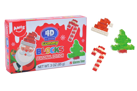 Lolli & Pops Novelty 4D Holiday Gummy Blocks TBox