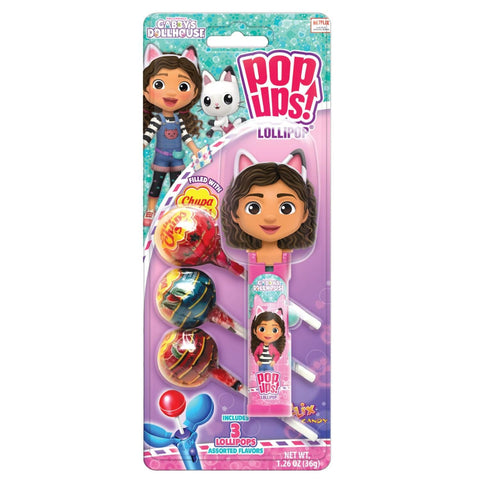 Lolli & Pops Novelty Gabby's Dollhouse Pop Ups Lollipop