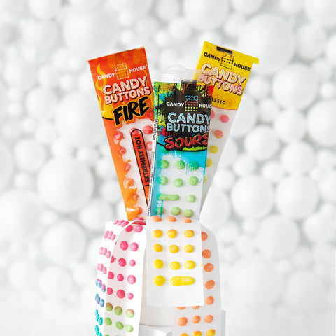 Lolli & Pops Retro Sour Candy Buttons